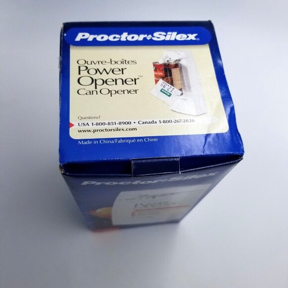 Vintage Proctor Silex Extra Tall Power Can Opener Model 75210 White New - Picture 3 of 5